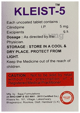 Kleist 5mg Tablet image Kleist 5mg Tablet image
