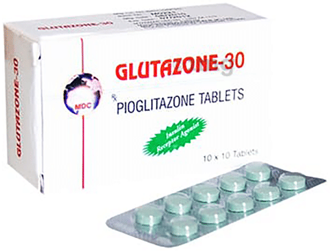 Glutazone 30mg Tablet image Glutazone 30mg Tablet image
