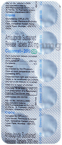 Cizorest 200 OD Tablet SR image