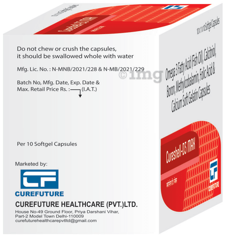 Cureshell-D3 Max Soft Gelatin Capsule