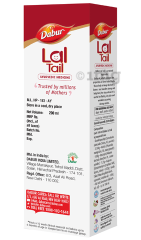 Dabur Lal Tail: Buy bottle of 200 ml Oil at best price in India | 1mg