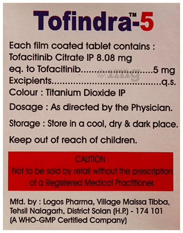 Tofindra 5 Tablet image