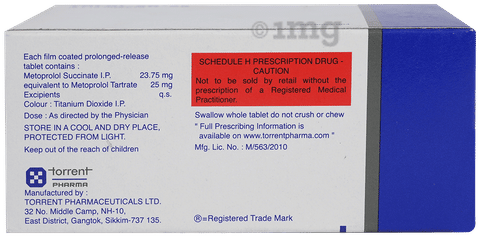 Tolol -XR 25 Tablet image Tolol -XR 25 Tablet image