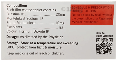 Bilastiheal M Tablet image Bilastiheal M Tablet image