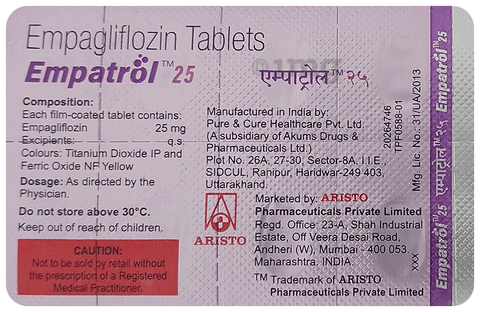 Empatrol 25 Tablet image Empatrol 25 Tablet image