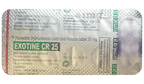 Exotine CR 25 Tablet image