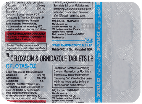 Oflotas-OZ Tablet image