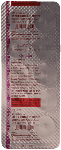Quiklor 150mg/100mg Tablet image