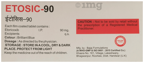 Etosic 90 Tablet image