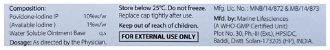 Pivdo Water-Soluble Microbicidal Ointment