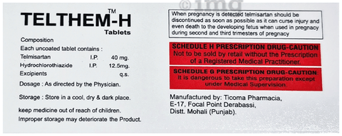 Telthem-H Tablet image Telthem-H Tablet image
