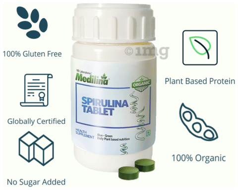 Medilina Spirulina Tablet image Medilina Spirulina Tablet image