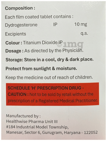 Dydriva 10 Tablet image