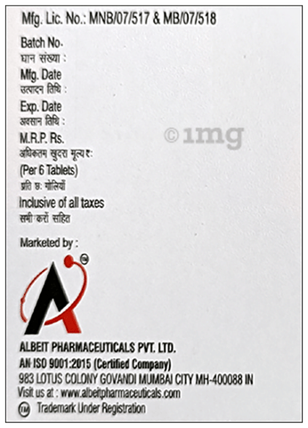 Albezolid 600 Tablet 6 Albezolid 600 Tablet 6