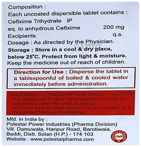 Trimcef 200 DT Tablet image
