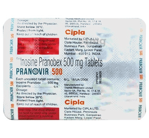 Pranovir 500mg Tablet image Pranovir 500mg Tablet image
