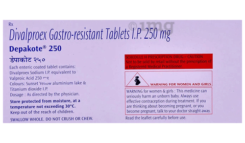 Depakote 250 Tablet image