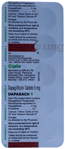 Dapasach 5mg Tablet image Dapasach 5mg Tablet image