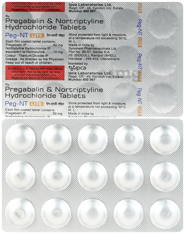 Peg NT Lite 50mg/10mg Tablet image Peg NT Lite 50mg/10mg Tablet image