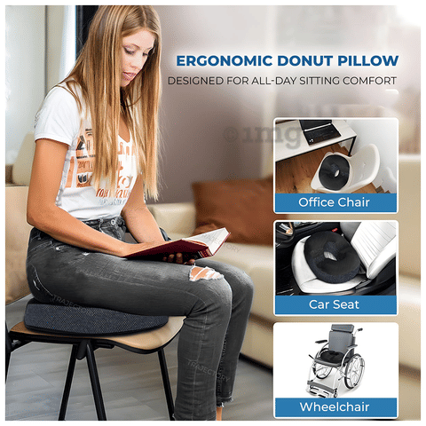 Trajectory Donut Pillow in Memory Foam for Tailbone Pain