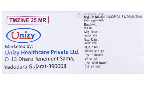 Tmzine 35 MR Tablet image Tmzine 35 MR Tablet image