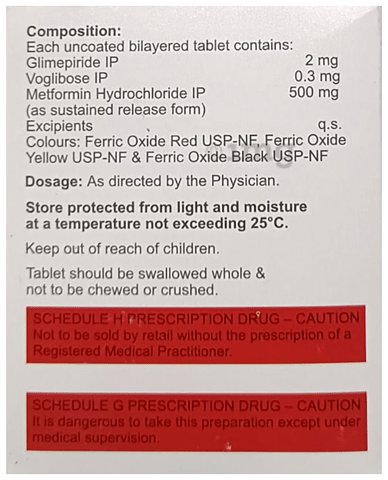Glimzab MV 2 Tablet SR