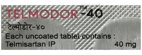 Telmodor 40mg Tablet image Telmodor 40mg Tablet image