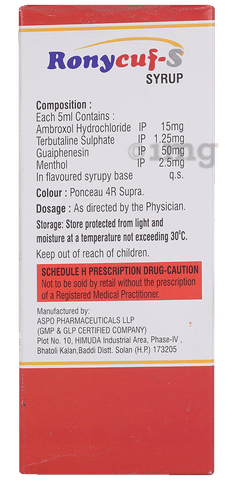 Ronycuf S Syrup image