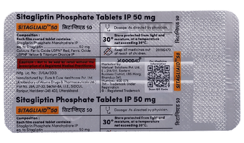 Sitagliaid 50 Tablet image
