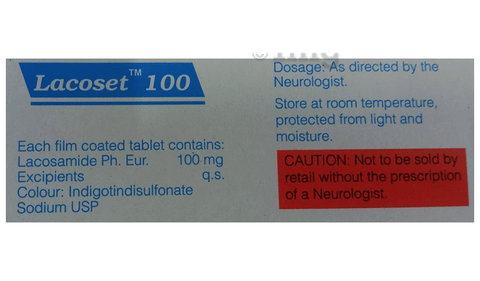 Lacoset 100 Tablet image