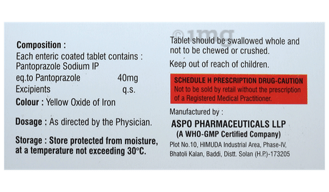 Pansodyn 40 Tablet image