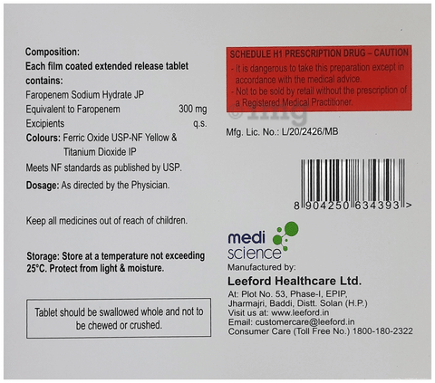 Frapeford 300mg Tablet ER image Frapeford 300mg Tablet ER image