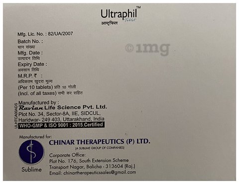 Ultraphil Tablet image