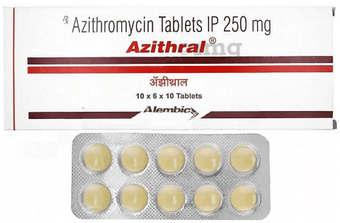 Azithral 250mg Tablet image