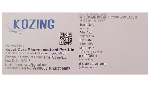 Kozing Tablet image