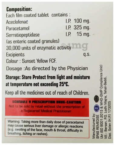 Aceklear-SP Tablet image