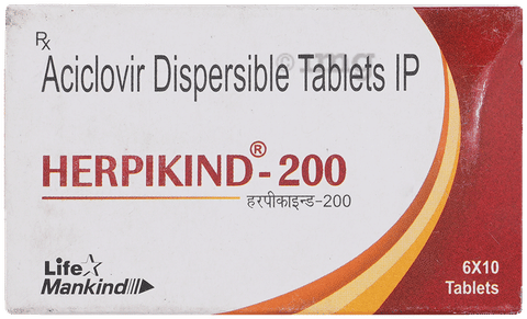 Herpikind 200 Tablet DT image
