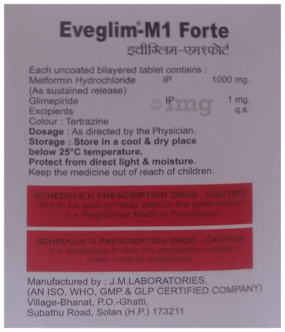 Eveglim M1 Forte Tablet SR