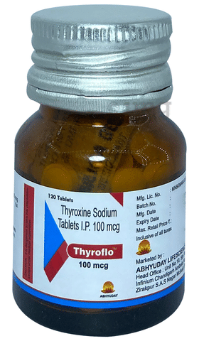 Thyroflo 100mcg Tablet image