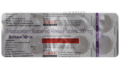 Britam 100 SR Tablet image Britam 100 SR Tablet image