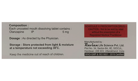 Olafast 5mg Tablet MD image