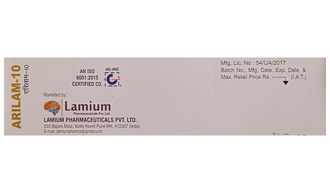 Arilam 10 Tablet image