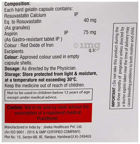 Cardiostar 40/75 Capsule image Cardiostar 40/75 Capsule image