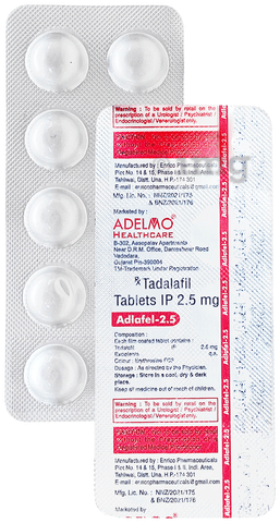 Adlafel 2.5mg Tablet image Adlafel 2.5mg Tablet image