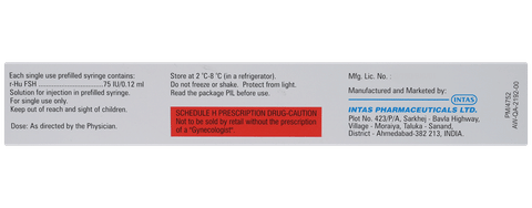 Folisurge 75 Injection image Folisurge 75 Injection image