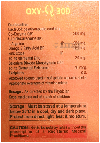 Oxy-Q 300 Softgel Capsule image Oxy-Q 300 Softgel Capsule image