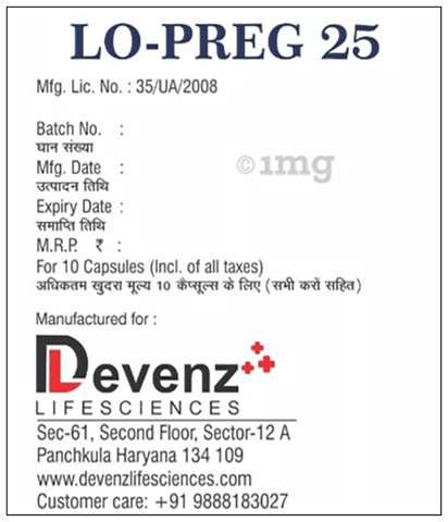 LO-Preg 25 Capsule