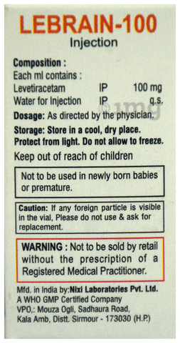 Lebrain 100 Injection