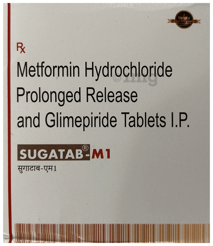 Sugatab-M 1 Tablet PR image Sugatab-M 1 Tablet PR image