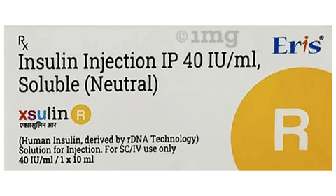 Xsulin R 40IU Solution for Injection 1 Xsulin R 40IU Solution for Injection 1